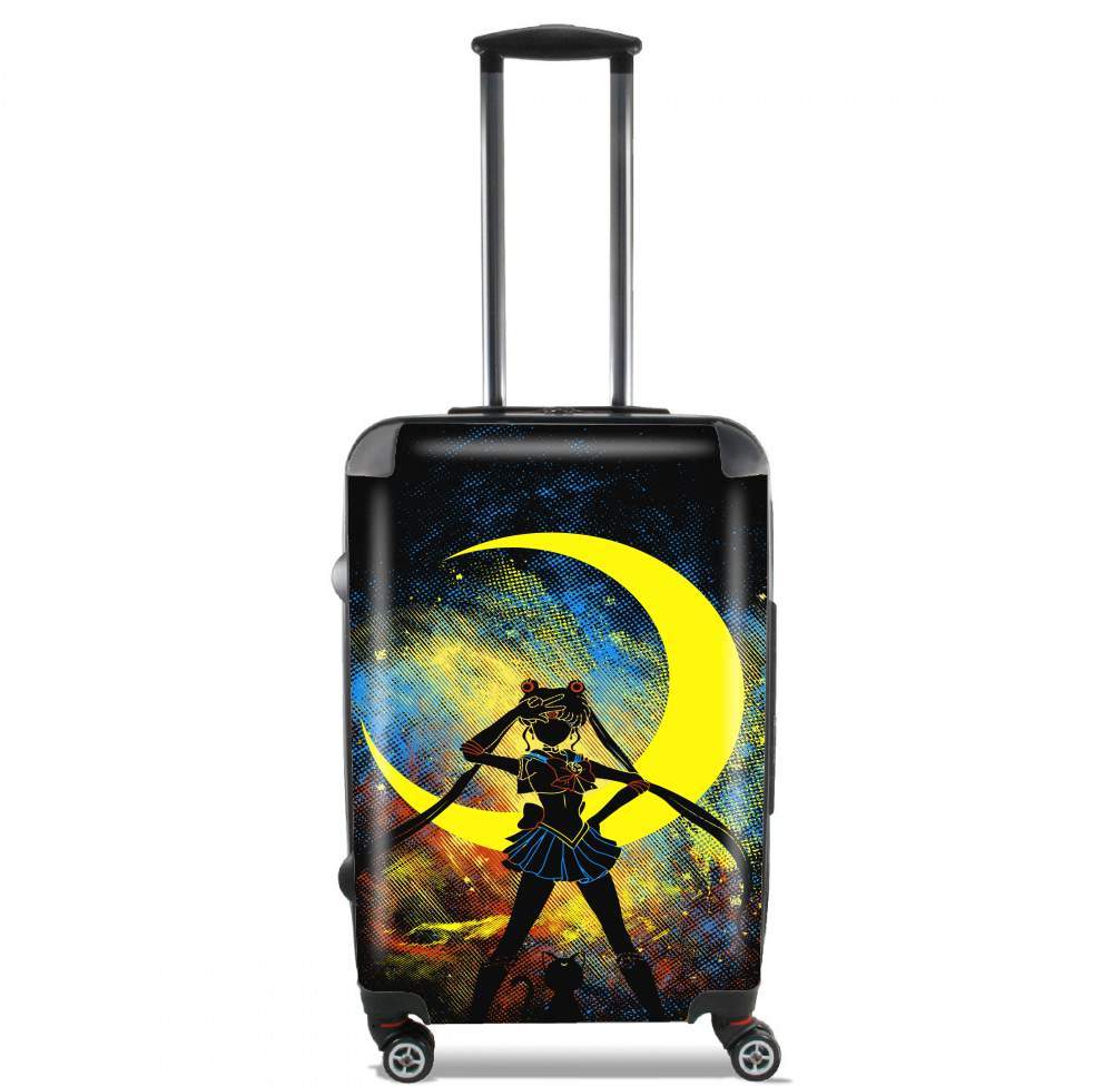 Valise trolley bagage XL pour Moon Art