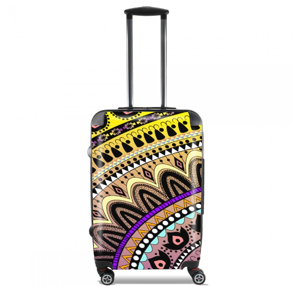Valise trolley bagage XL pour Fleur de lune Mandala