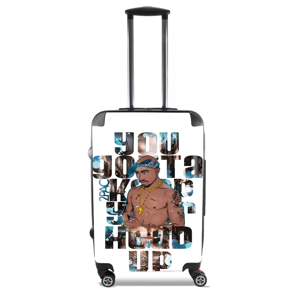 Valise trolley bagage XL pour Music Legends: 2Pac Tupac Amaru Shakur