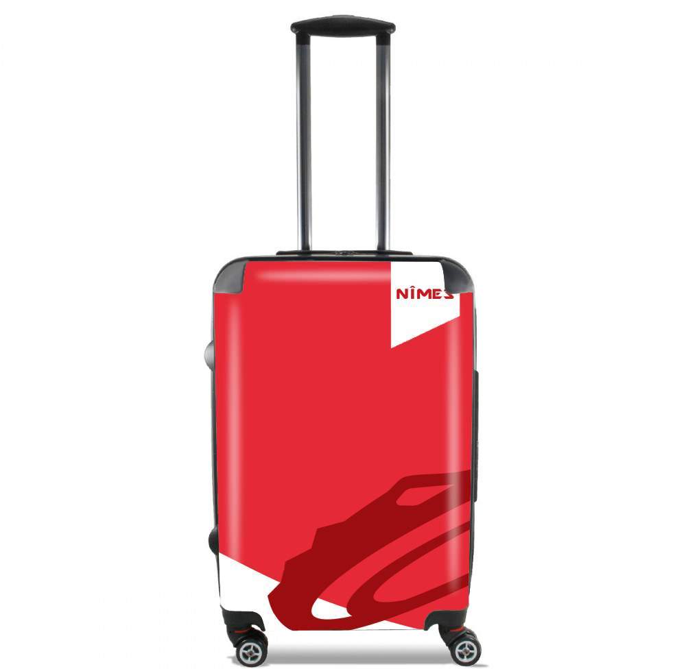 Valise trolley bagage XL pour Nimes Maillot Football Domicile