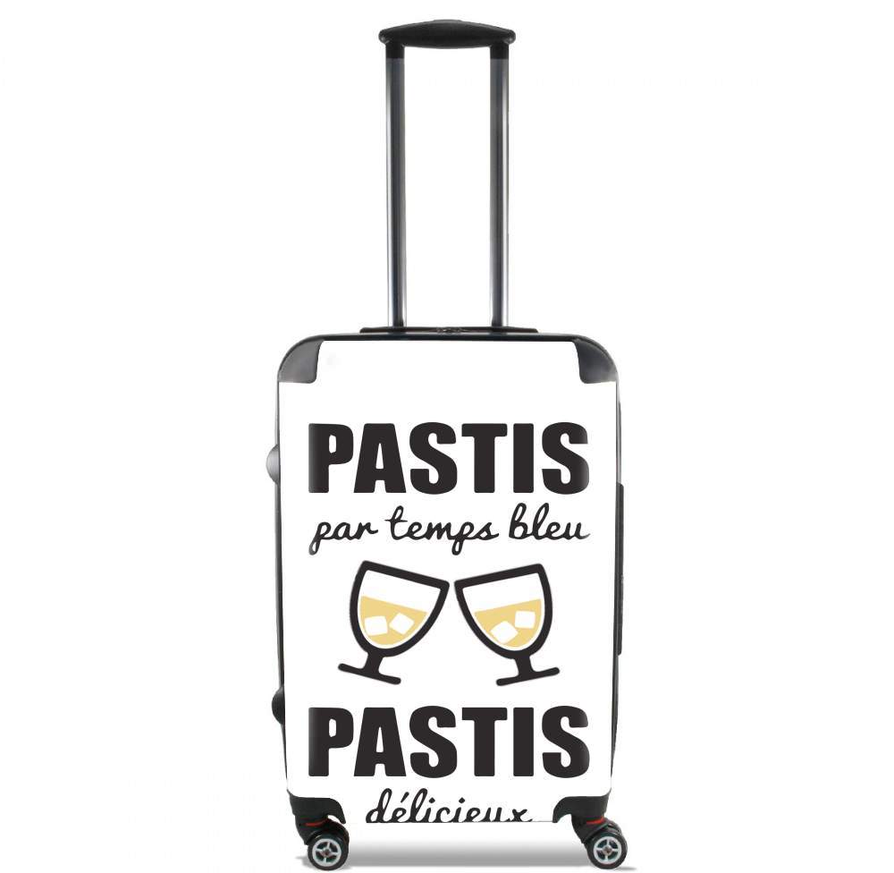 Valise trolley bagage XL pour Pastis par temps bleu Pastis delicieux