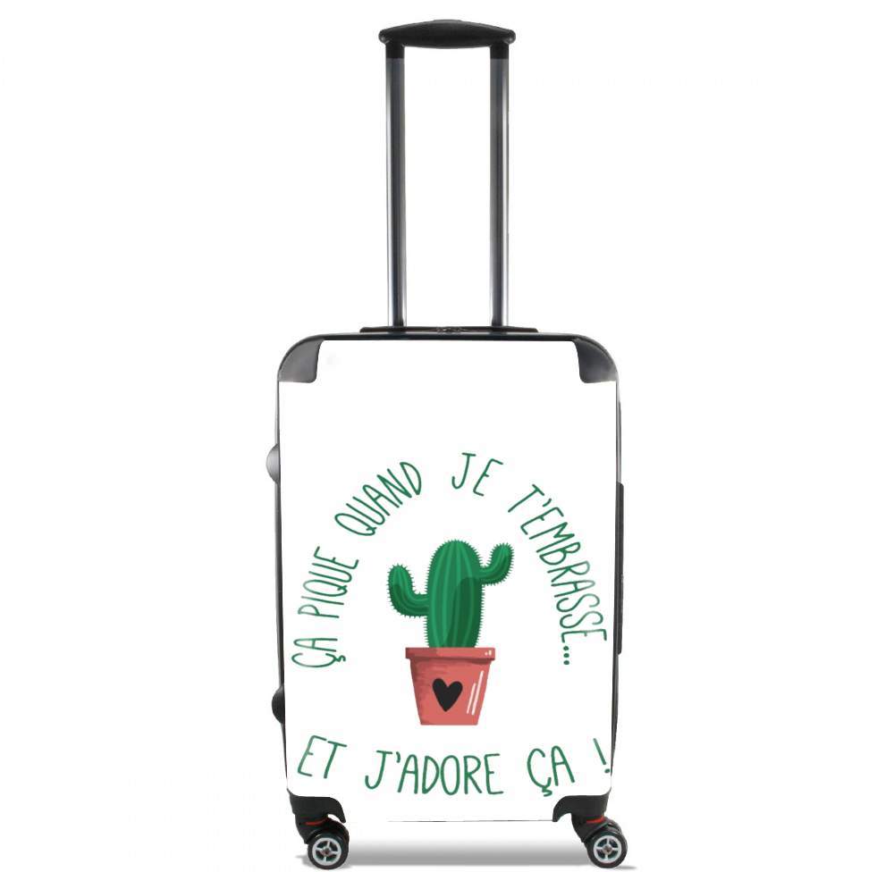Valise trolley bagage XL pour Pique comme un cactus