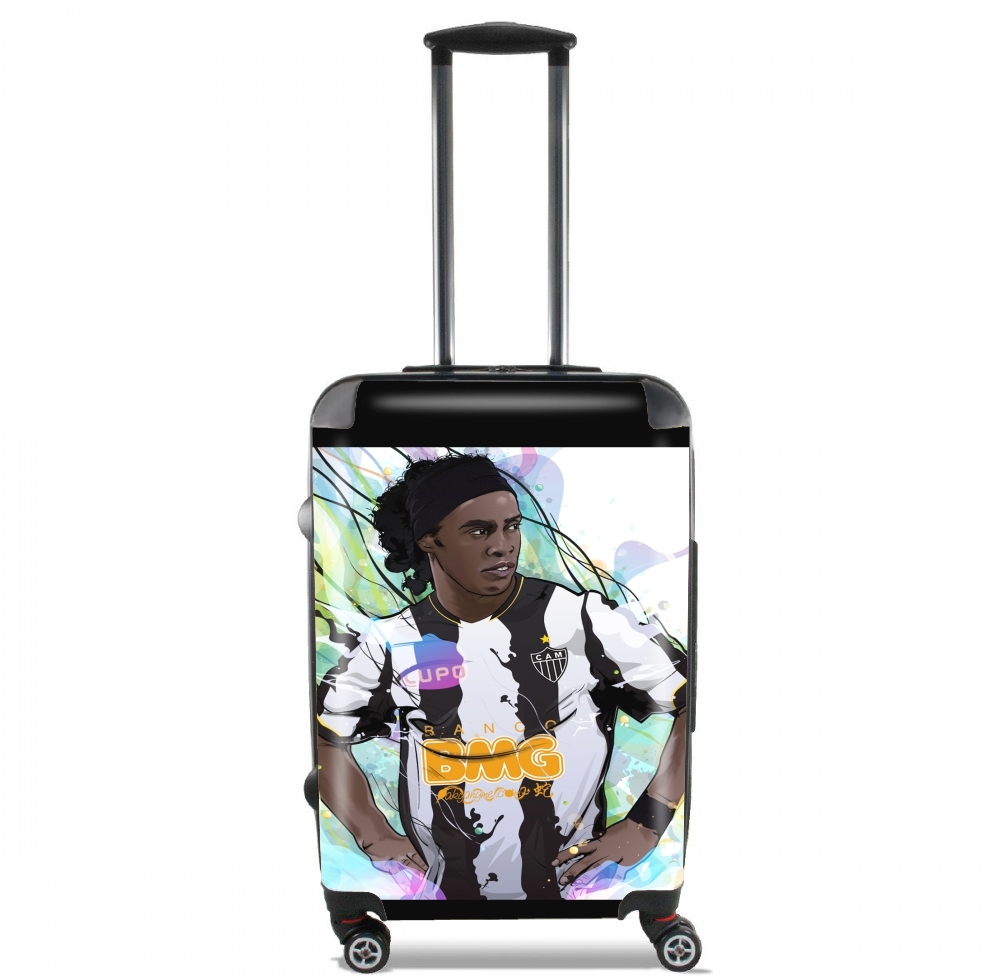 Valise trolley bagage XL pour Ronaldinho Mineiro