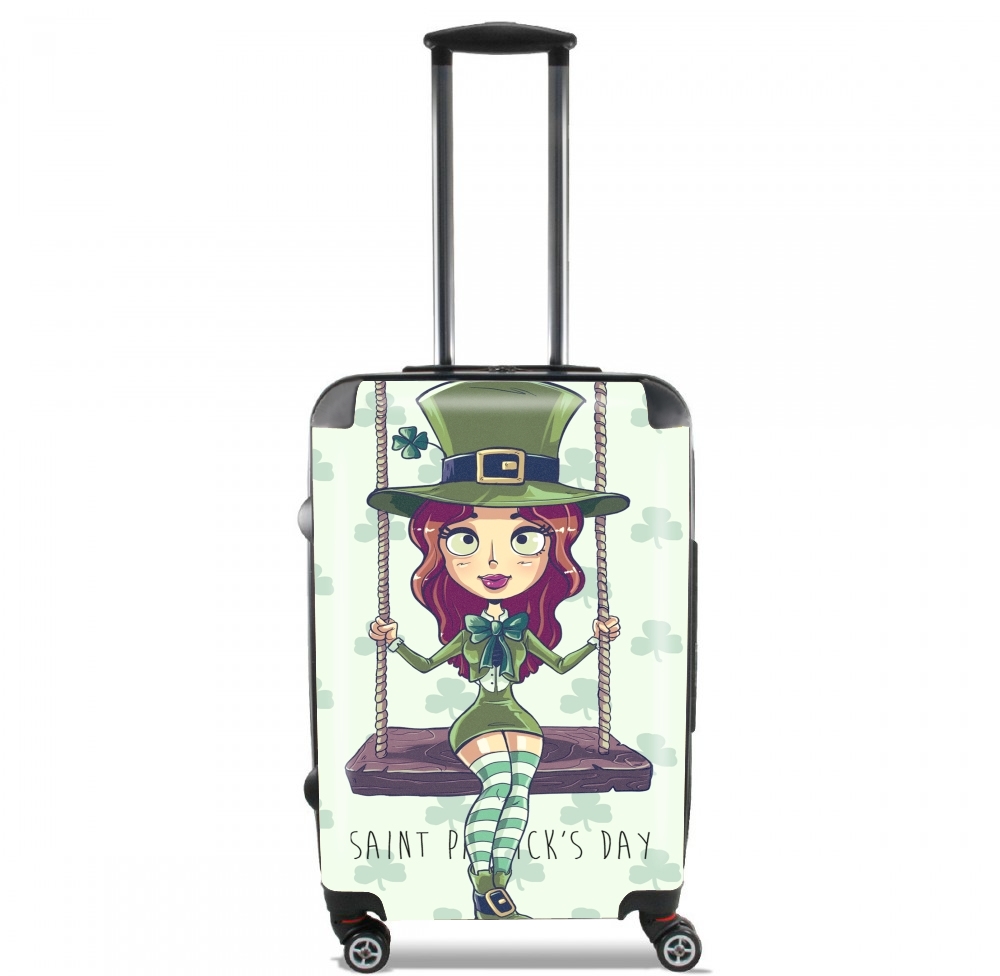 Valise trolley bagage XL pour Saint Patrick's Girl