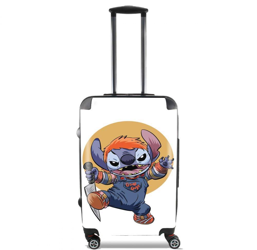 Valise trolley bagage XL pour Stitch X Chucky Halloween