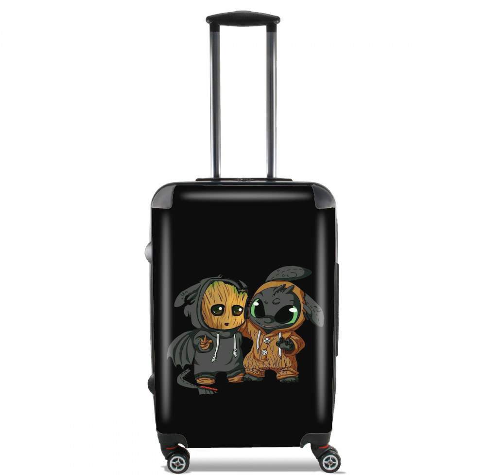 Valise trolley bagage XL pour Groot x Dragon krokmou