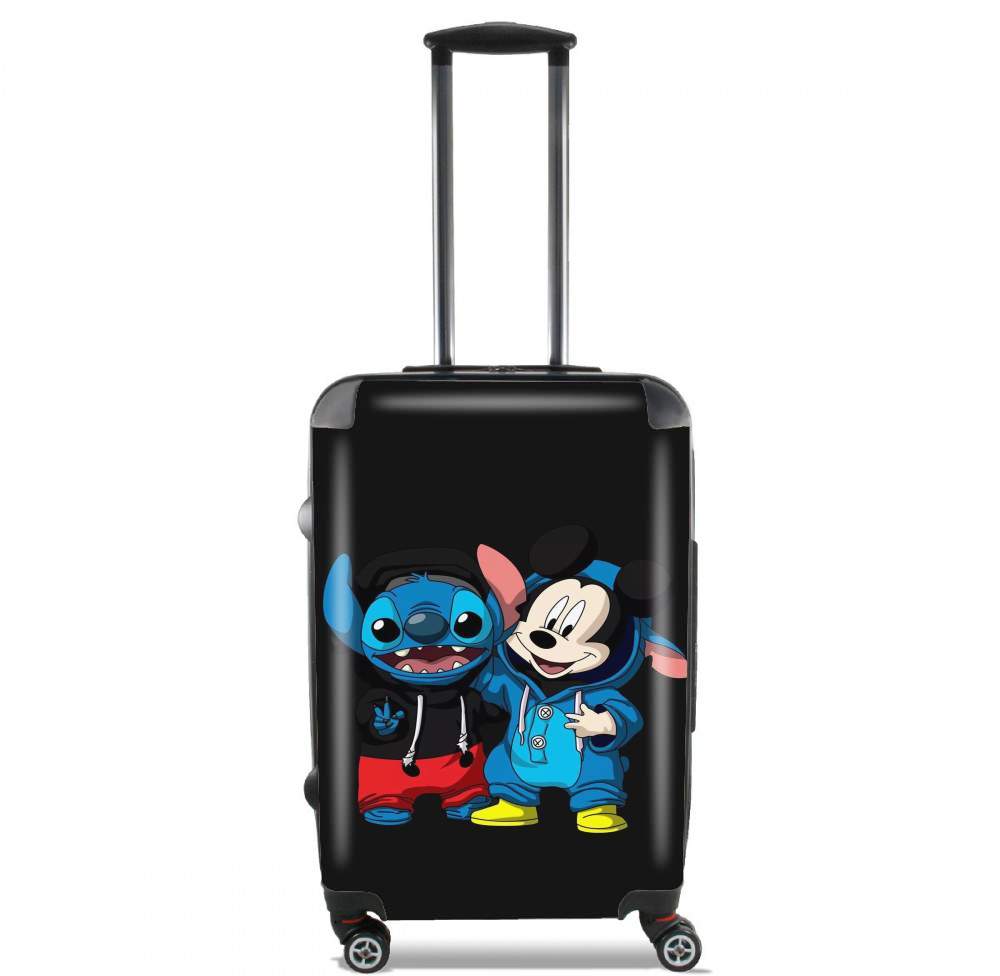 Valise trolley bagage XL pour Stitch x The mouse