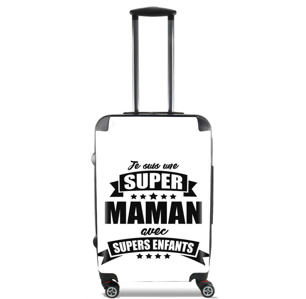 Valise trolley bagage XL pour Super maman avec super enfants