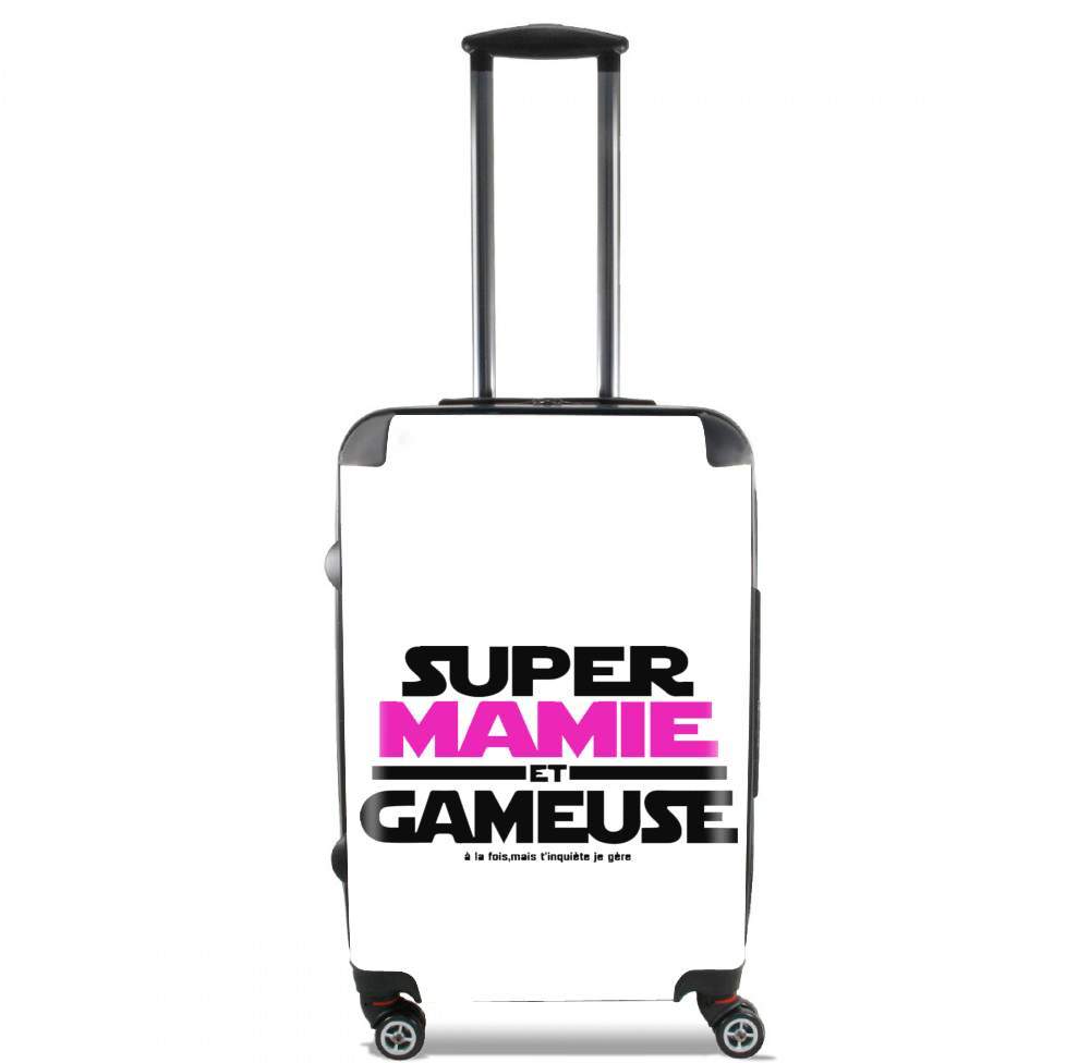 Valise trolley bagage XL pour Super mamie et gameuse - Cadeau grand mère