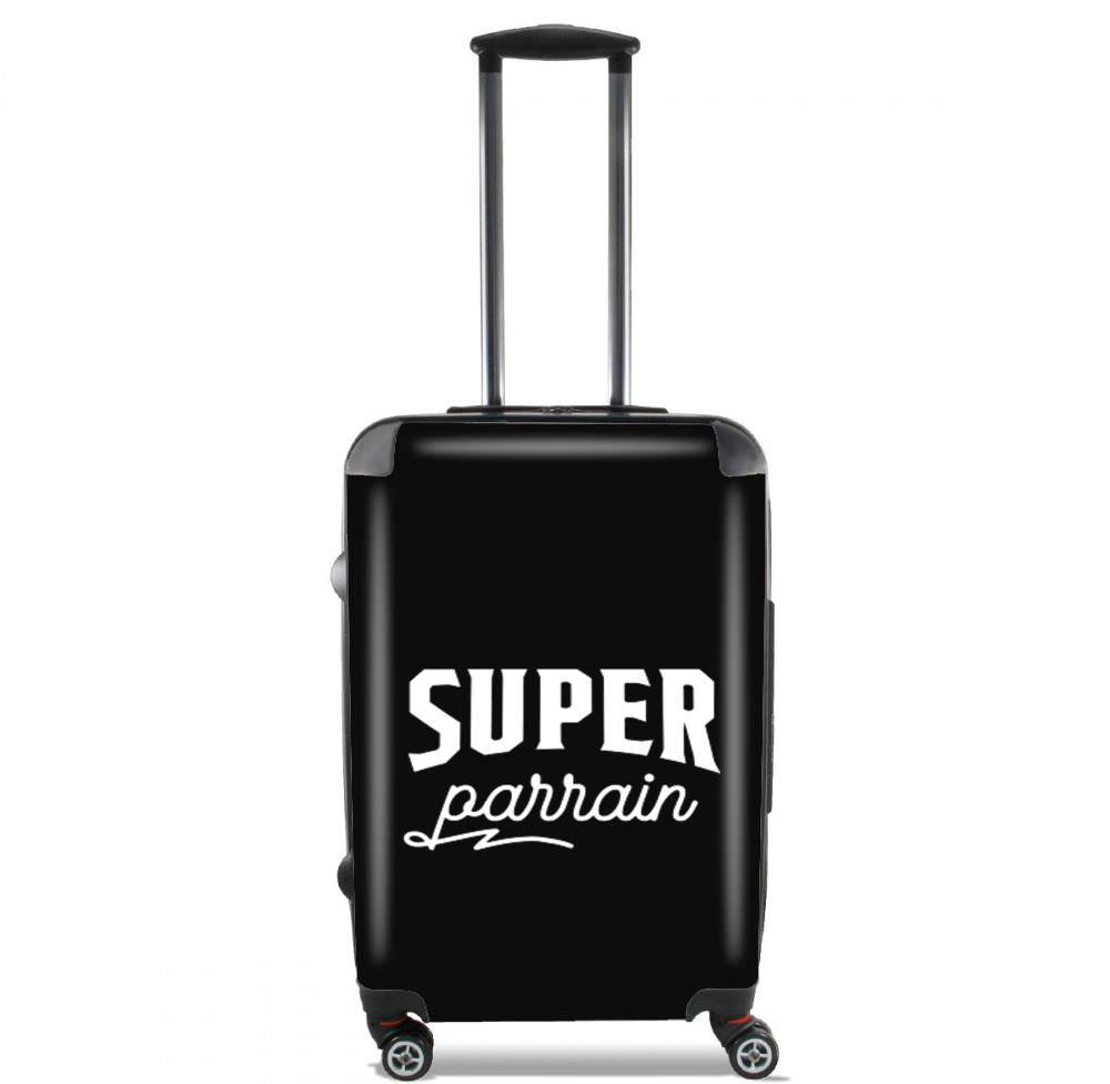 Valise trolley bagage XL pour Super parrain humour famille cadeau