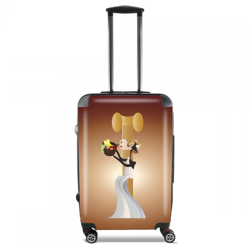 Valise trolley bagage XL pour Taureau Clarabelle