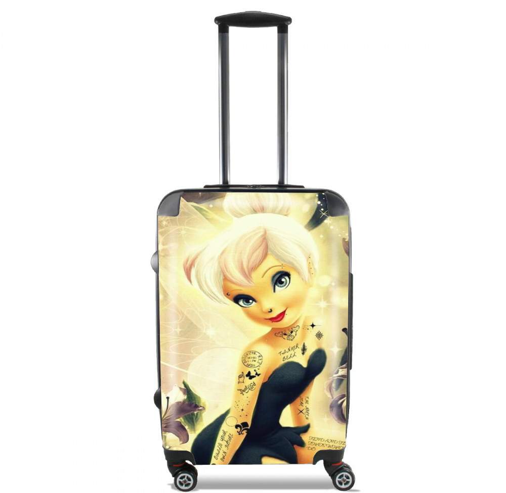 Valise trolley bagage XL pour Fée clochette Tatouage