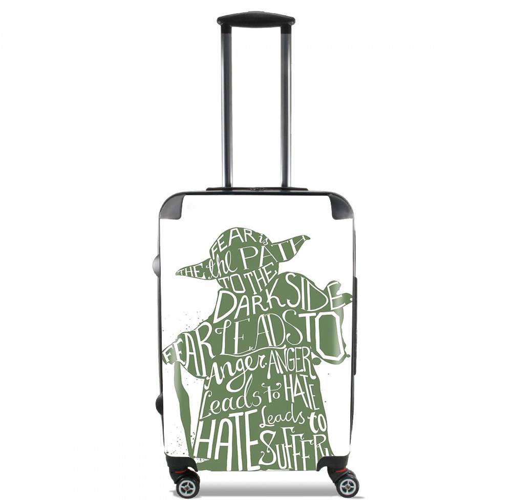 Valise trolley bagage XL pour Yoda Force be with you