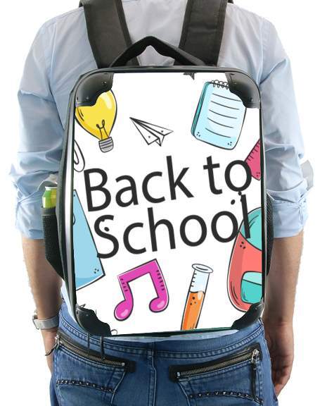 Sac à dos pour Back to school background drawing
