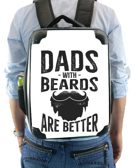 Sac à dos pour Les papas avec une barbe sont les meilleurs