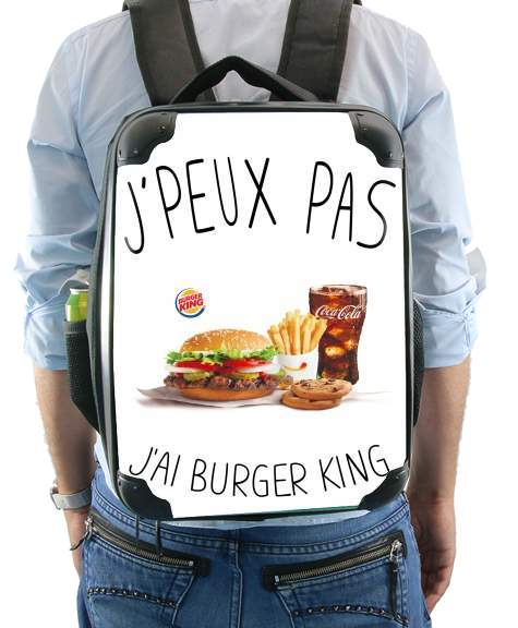 Sac à dos pour Je peux pas j'ai Burger King