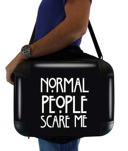 Sacoche Ordinateur 15" pour American Horror Story Normal people scares me
