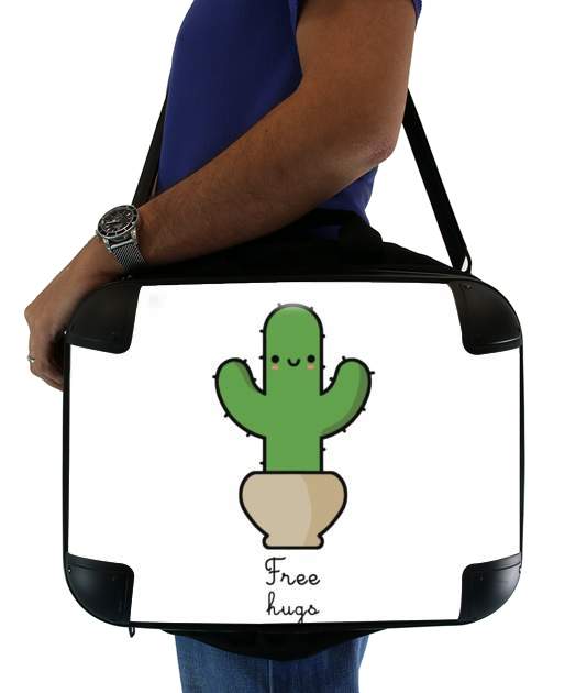 Sacoche Ordinateur 15" pour Cactus Free Hugs