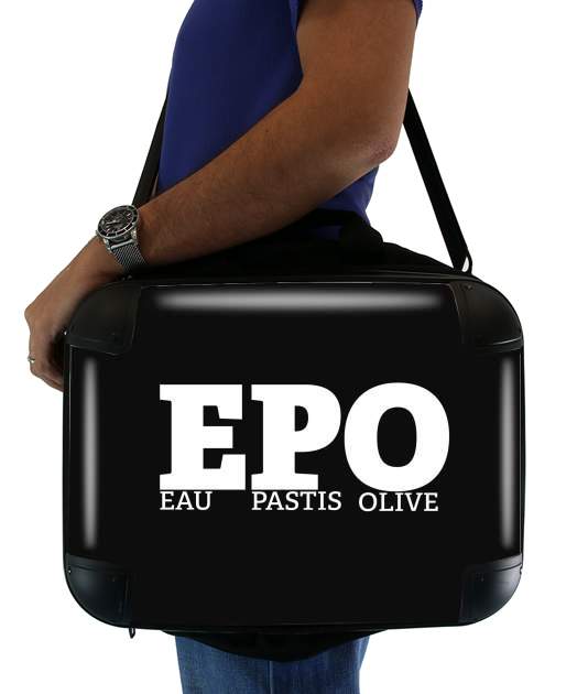 Sacoche Ordinateur 15" pour EPO Eau Pastis Olive