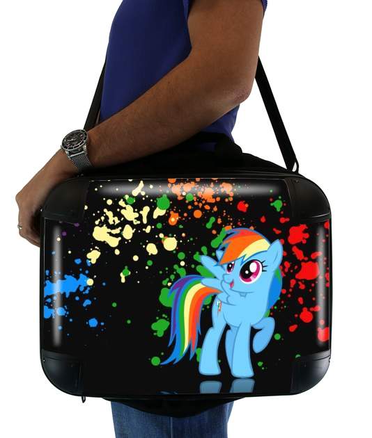 Sacoche Ordinateur 15" pour My little pony Rainbow Dash
