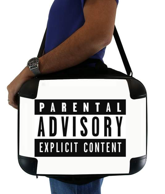 Sacoche Ordinateur 15" pour Parental Advisory Explicit Content