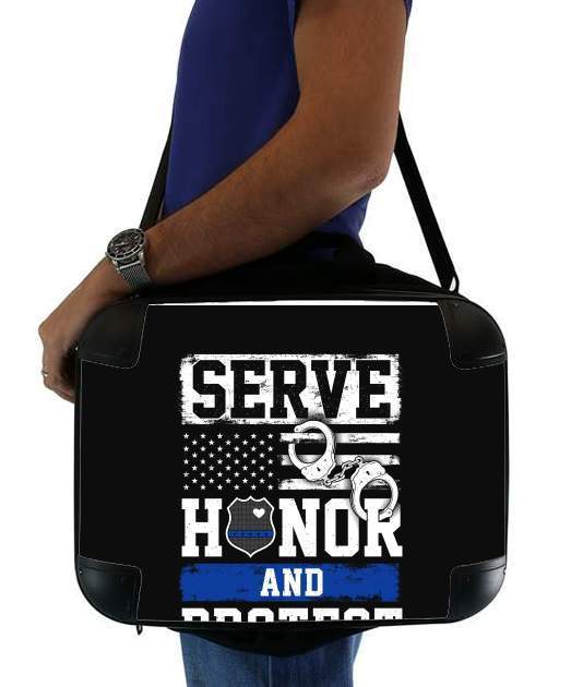 Sacoche Ordinateur 15" pour Police Serve Honor Protect