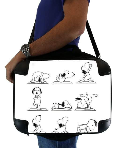 Sacoche Ordinateur 15" pour Snoopy Yoga