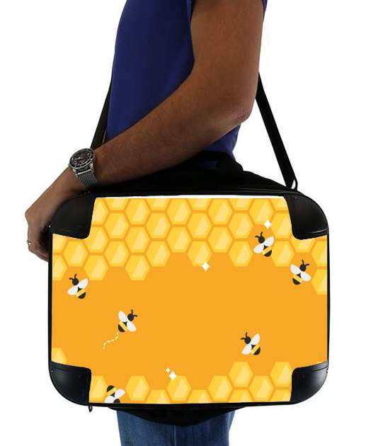 Sacoche Ordinateur 15" pour Yellow hive with bees