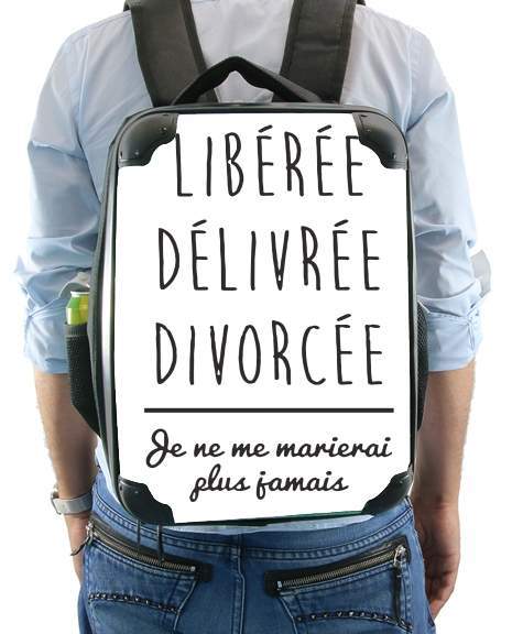 Sac à dos pour Libérée Délivrée Divorcée