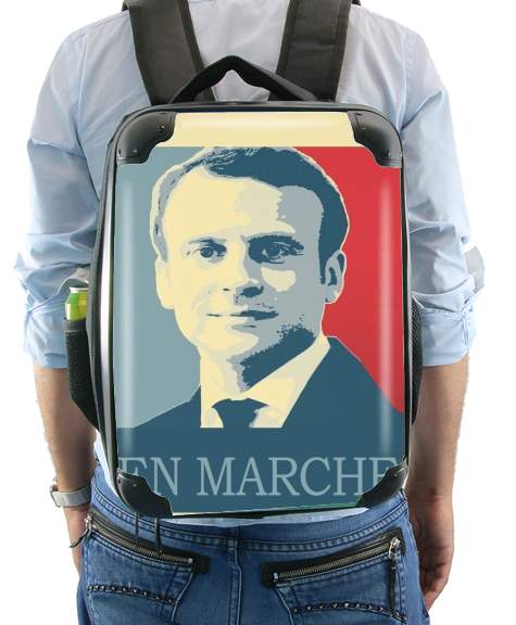Sac à dos pour Macron Propaganda En marche la France