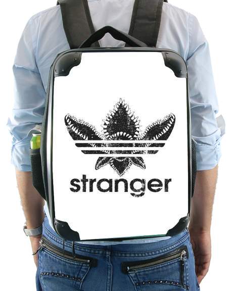 Sac à dos pour Stranger Things Demogorgon Monstre Parodie Adidas Logo Serie TV