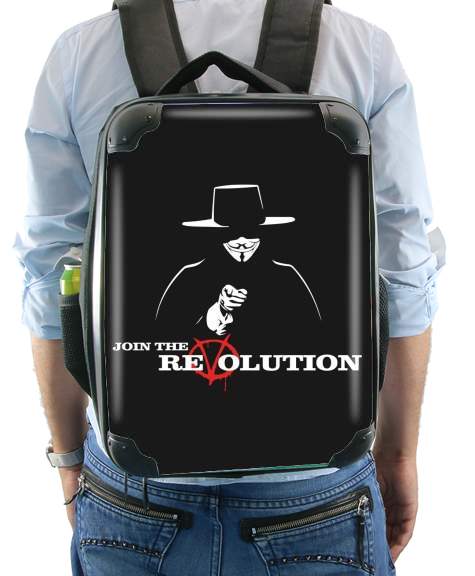 Sac à dos pour V For Vendetta Join the revolution