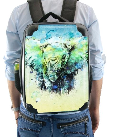 Sac à dos pour watercolor elephant