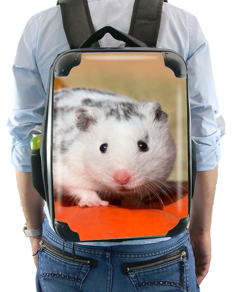 Sac à dos pour Hamster dalmatien blanc tacheté de noir