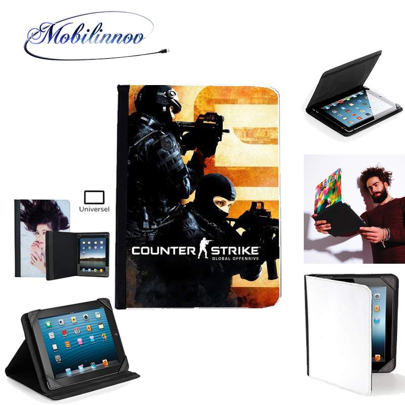 Étui Universel Tablette pour Counter Strike CS GO