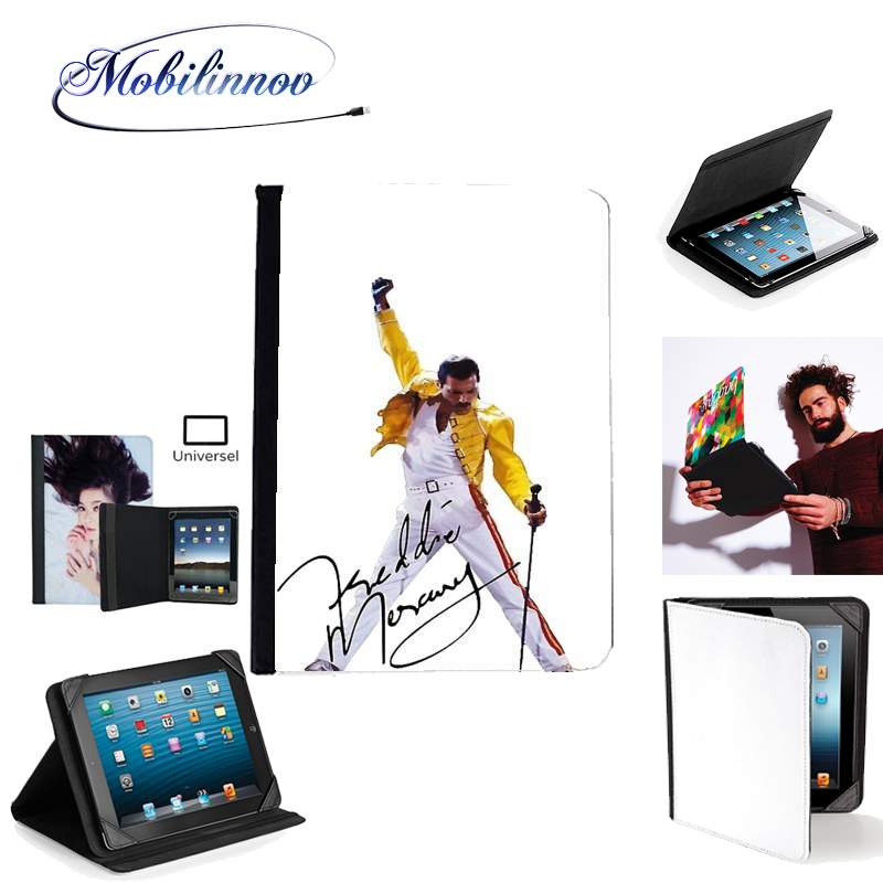 Étui Universel Tablette pour Freddie Mercury Signature