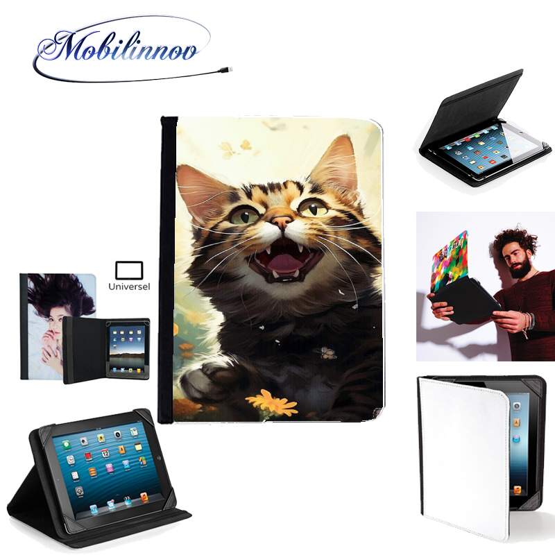 Étui Universel Tablette pour I Love Cats v3