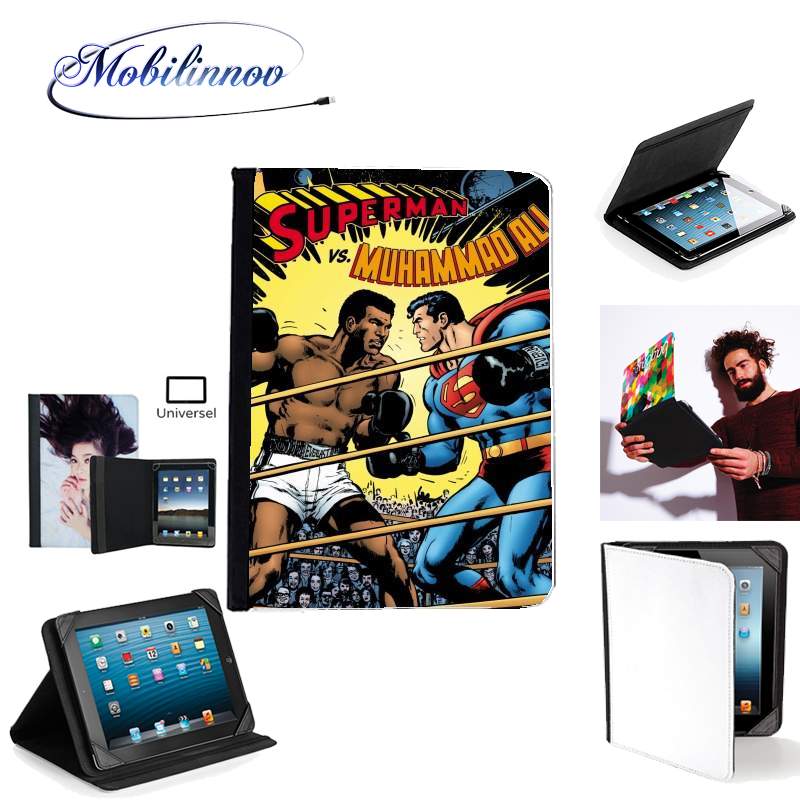 Étui Universel Tablette pour Muhammad Ali Super Hero Mike Tyson Boxen Boxing
