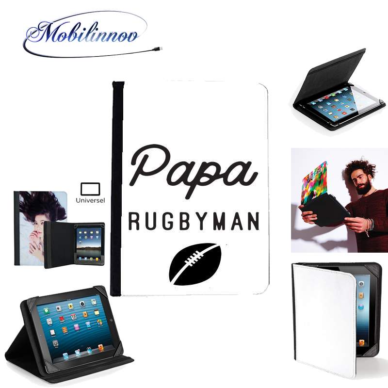 Étui Universel Tablette pour Papa Rugbyman