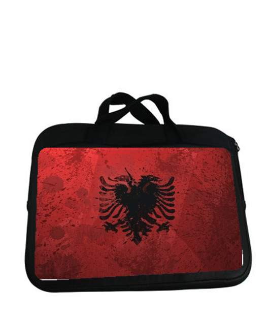 Housse pour tablette avec poignet pour Albanie Painting Flag
