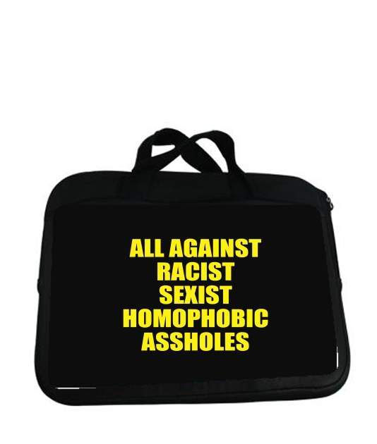 Housse pour tablette avec poignet pour All against racist Sexist Homophobic Assholes