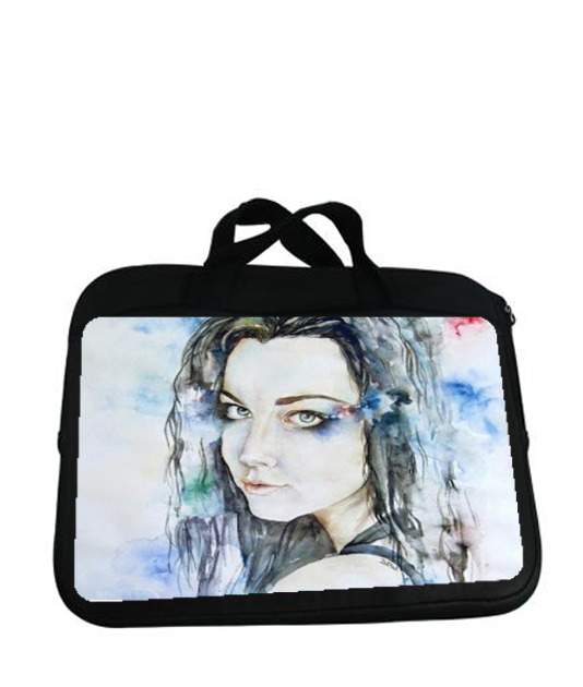 Housse pour tablette avec poignet pour Amy Lee Evanescence watercolor art