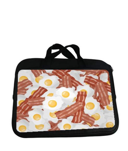 Housse pour tablette avec poignet pour Breakfast Eggs and Bacon
