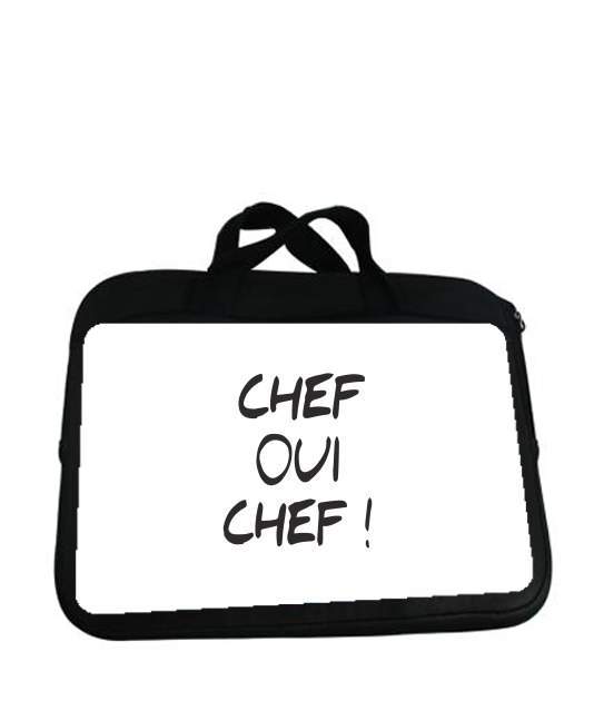 Housse pour tablette avec poignet pour Chef Oui Chef humour