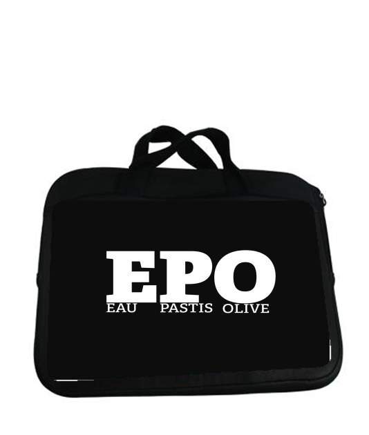 Housse pour tablette avec poignet pour EPO Eau Pastis Olive
