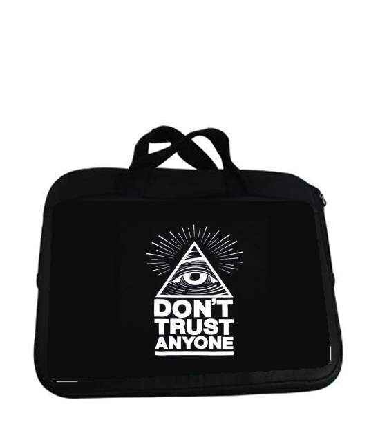 Housse pour tablette avec poignet pour Illuminati Dont trust anyone