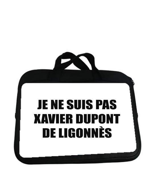 Housse pour tablette avec poignet pour Je ne suis pas Xavier Dupont De Ligonnes - Nom du criminel modifiable
