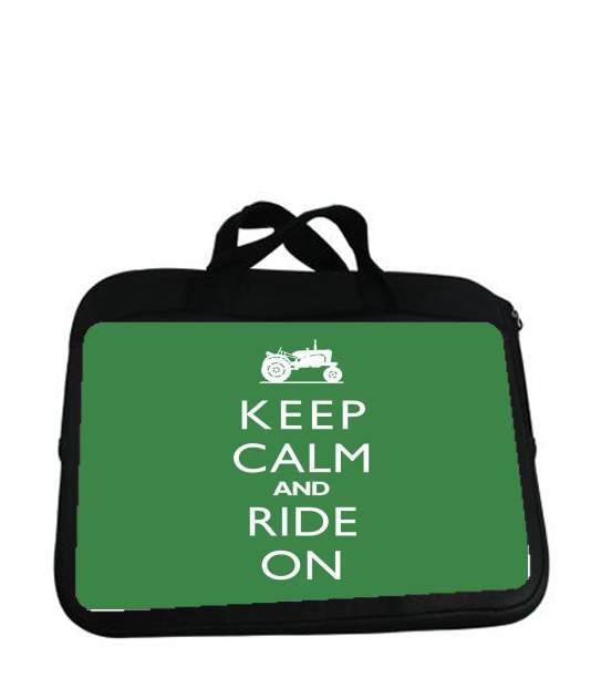 Housse pour tablette avec poignet pour Keep Calm And ride on Tractor