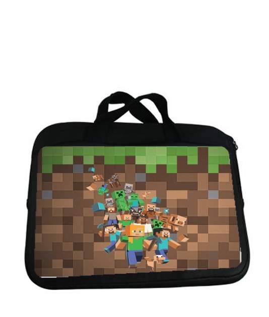 Housse pour tablette avec poignet pour Minecraft Creeper Forest