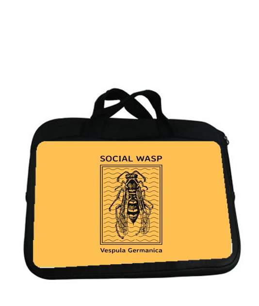 Housse pour tablette avec poignet pour Social Wasp Vespula Germanica